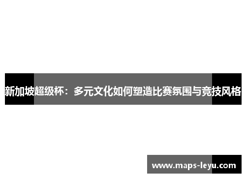 新加坡超级杯：多元文化如何塑造比赛氛围与竞技风格